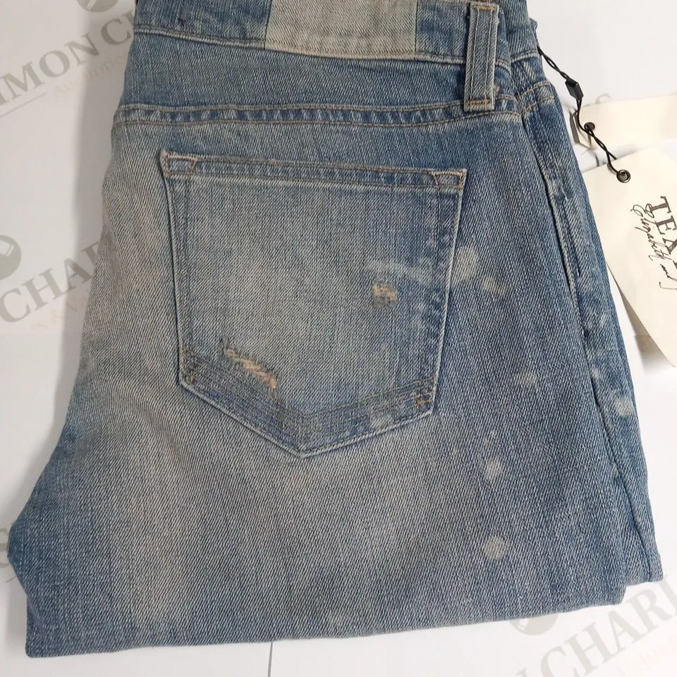 TEXTILE ELIZABETH AND JAMES OZZY BLUE PANTS SIZE 28