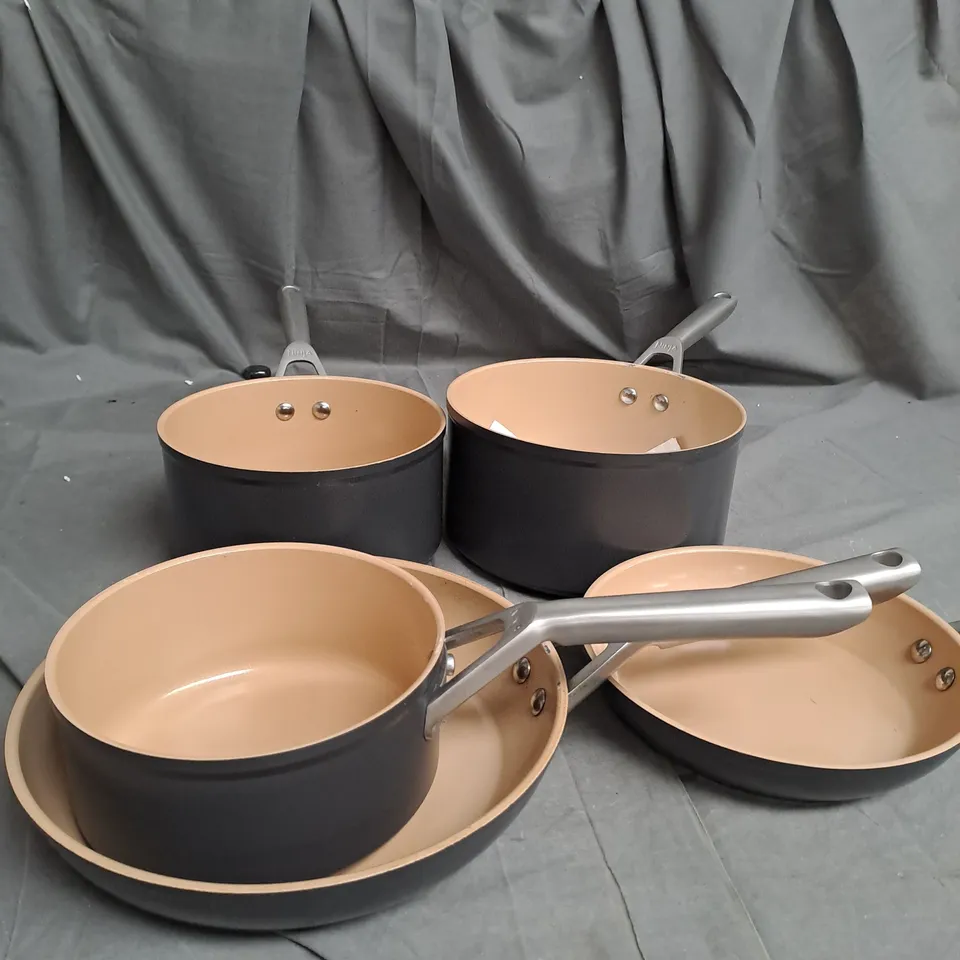 BOXED NINJA EXTENDED LIFE CERAMIC 5 PIECE COOKWARE SET CW95000UK