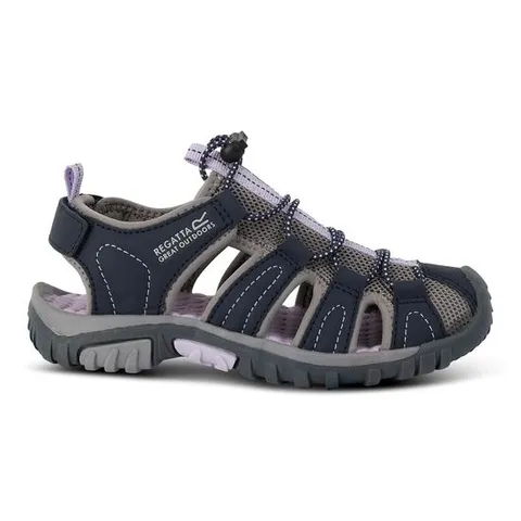 REGATTA WESTSHORE JUNIOR NAVY/ LILAC FROST SIZE 4