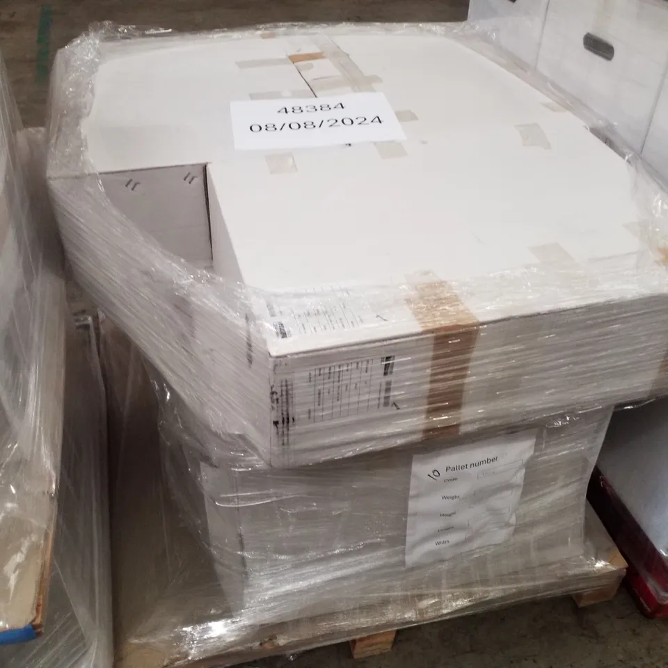 PALLET OF 10 CALYPSO VESIMA CERAMIC VANITY BASINS 610×460×160MM