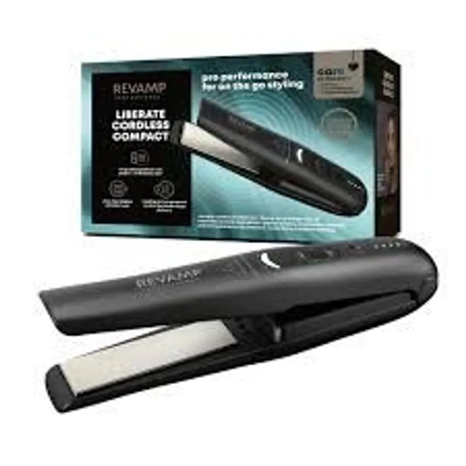 BOXED REVAMP LIBERATE CERAMIC CORDLESS STRAIGHTNER