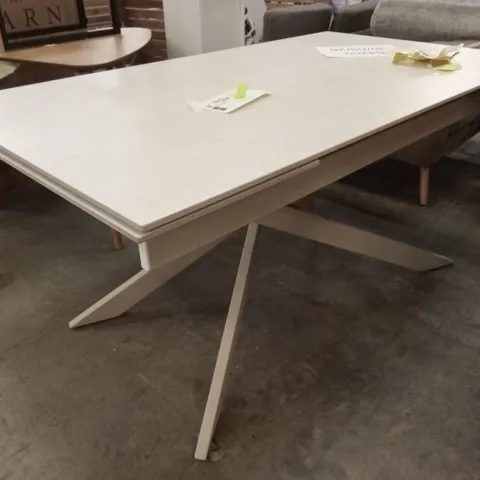 160-220CM RECTANGULAR EXTENDING 6-8 SEATER DINING TABLE