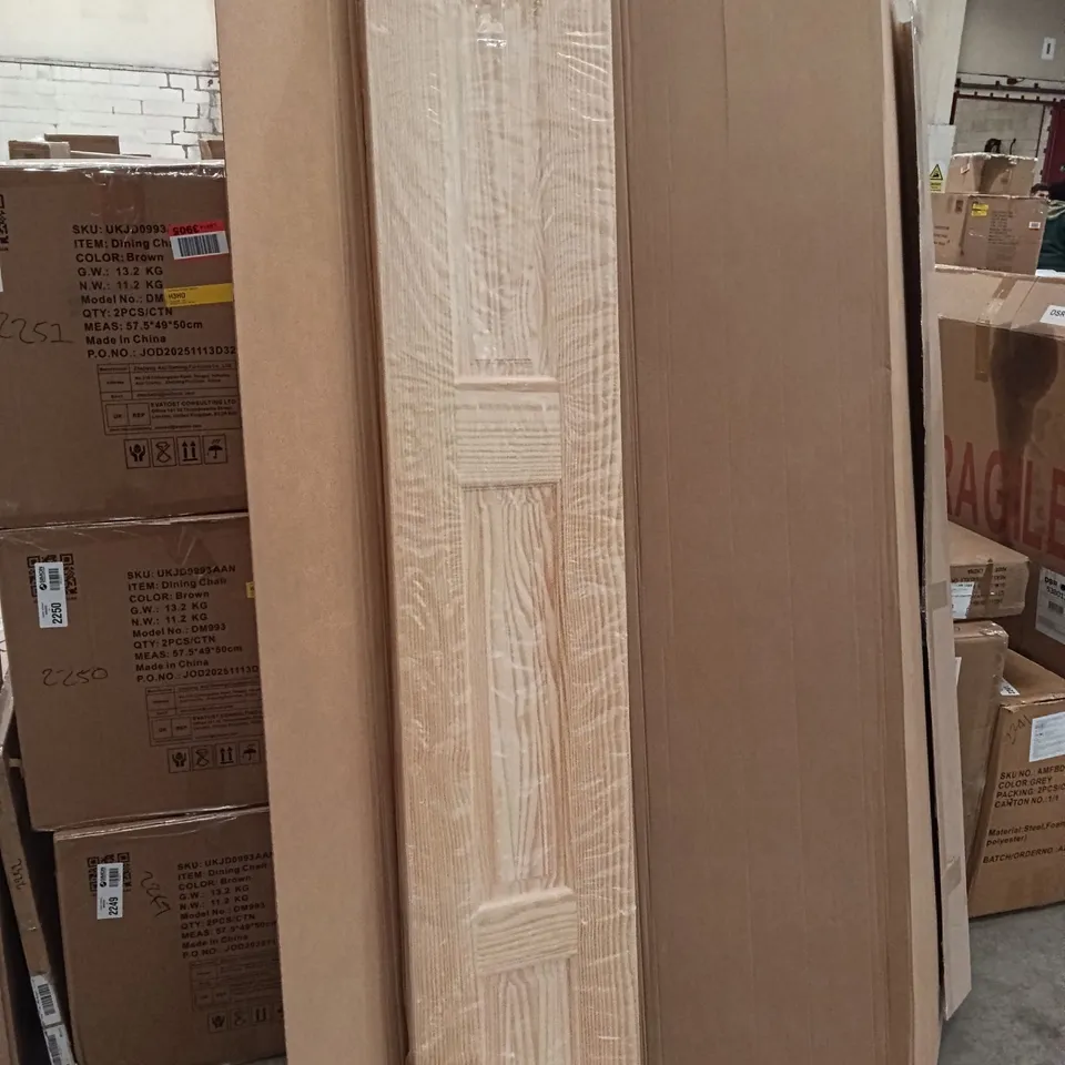 BOXED WOODEN PANEL 78" X 15" X 35MM - CLEAR PINE (1 BOX)