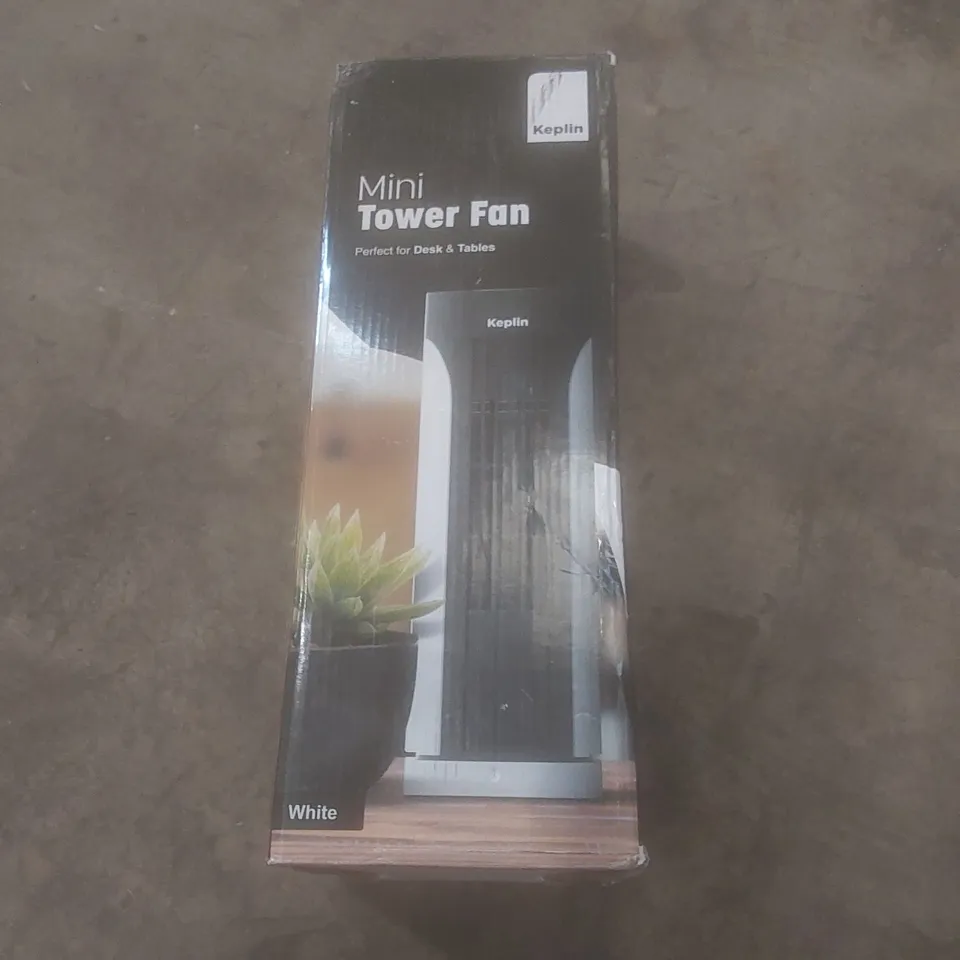 BOXED KEPLIN MINI TOWER FAN