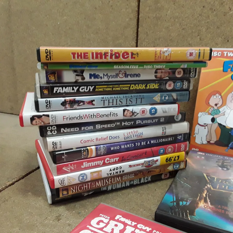 BOX TO CONTAIN A LARGE QUANTITY OF DVD's
