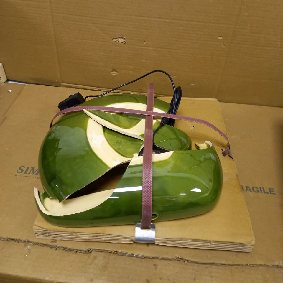 SMART SOLAR CERAMIC FROG SOLAR ON DEMAND WATER FEATURE