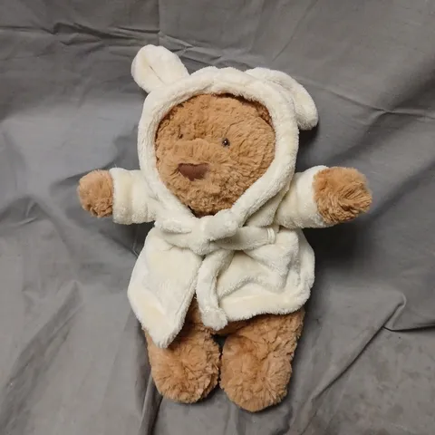 JELLYCAT BARTHOLOMEW BEAR BATHROBE OUTFIT – PLUSH SOFT TOY