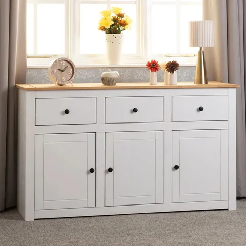 BOXED AMARY 3 DOOR 3 DRAWER SIDEBOARD (1 BOX)