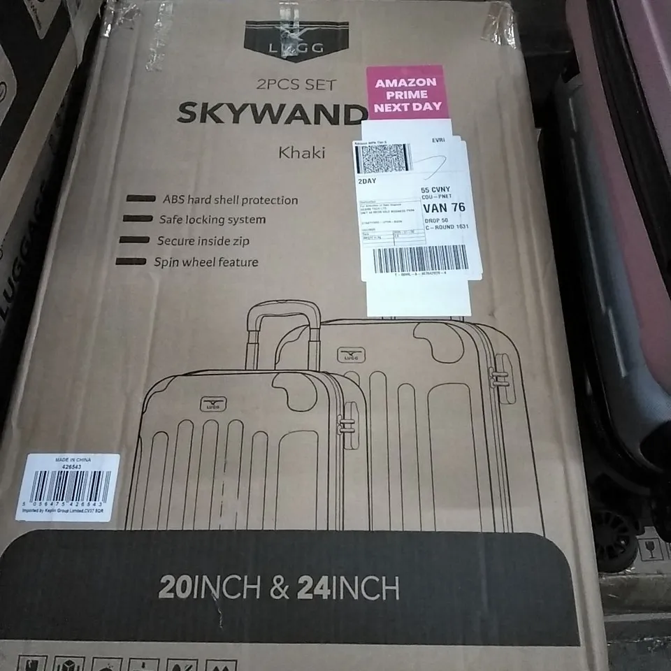 BOXED LUGG SKYWANDER HARDSHELL SUITCASE - KHAKI 