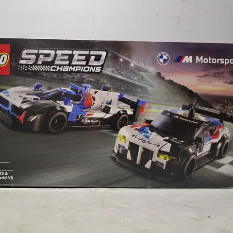 BOXED LEGO SPEED CHAMPIONS BMW M4 GT3 & BMW M HYBRID V8 - 76922