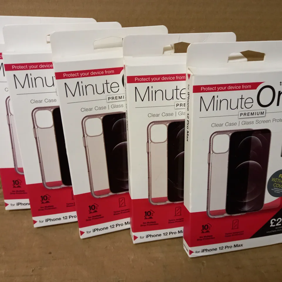 TECH21 MINUTE ONE CLEAR CASE - FOR IPHONE 12 PRO MAX