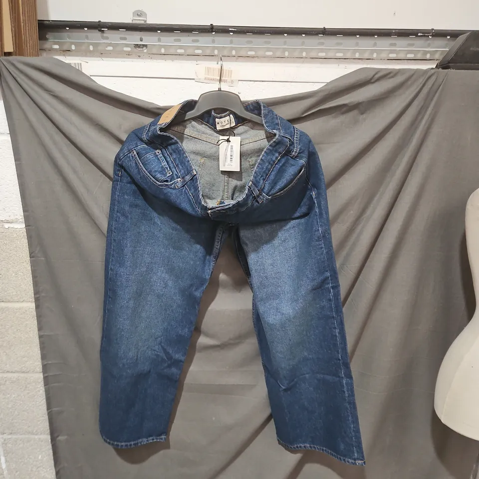 MOTEL DENIM WOMEN'S DENIM JACKET – BLUE WAIST 34 L30 