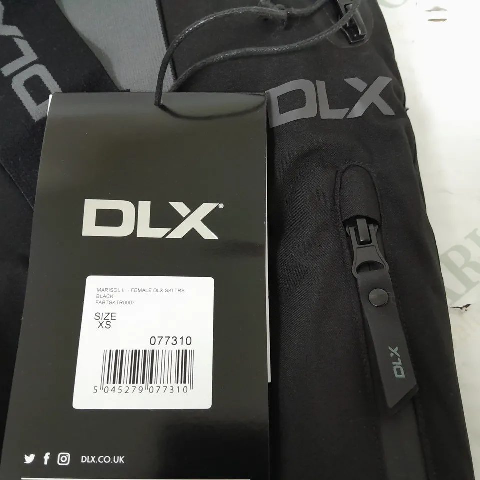DLX MARISOL FEMALE SKI TROUSERS IN BLACK - XS