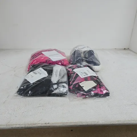 BOX OF APPROXIMATELY 22 ASSORTED CLOTHING ITEMS TO INCLUDE JOANNA HOPE TOP, LOVEDROBE SKIRT, SIMPLY BE FOOTWEAR ETC