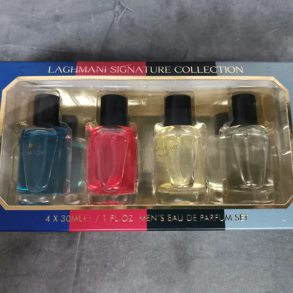 LAGHMANI SIGNATURE COLLECTION MEN'S EAU DE PARFUM SET – 4 X 30ML