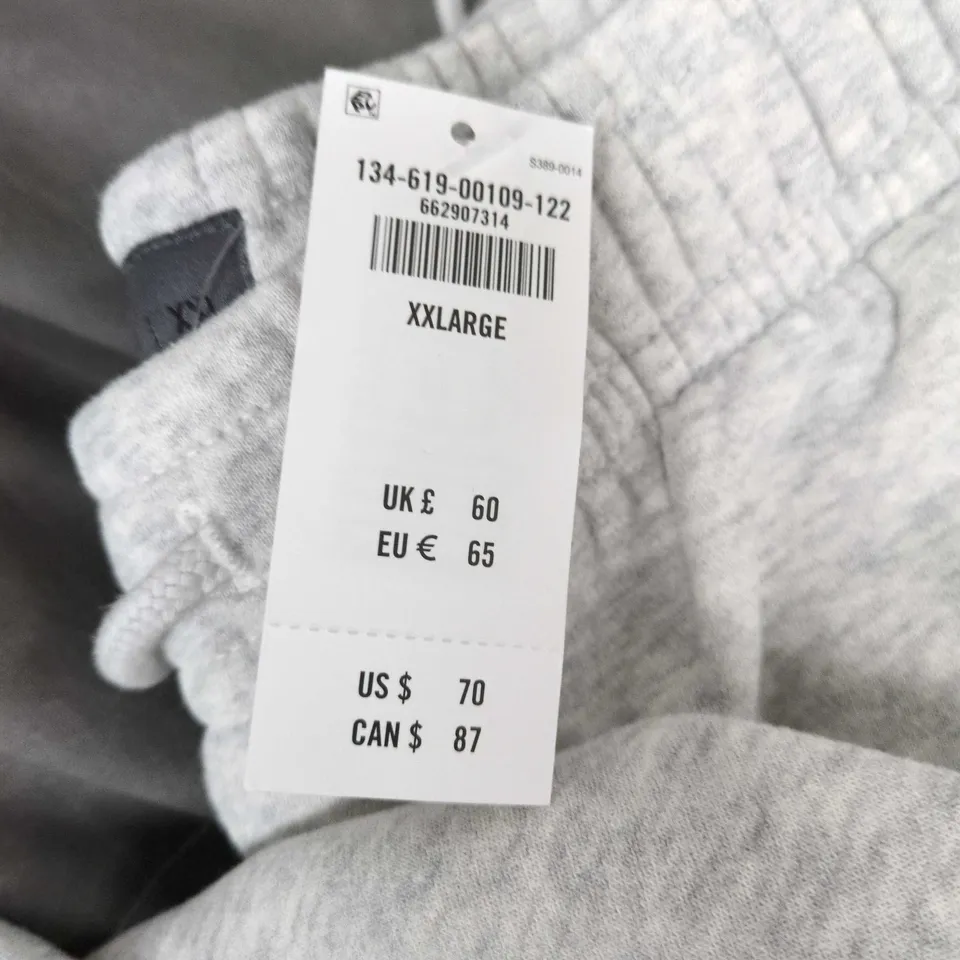 GREY FLEECE SWEATPANTS JOGGERS – XXLARGE