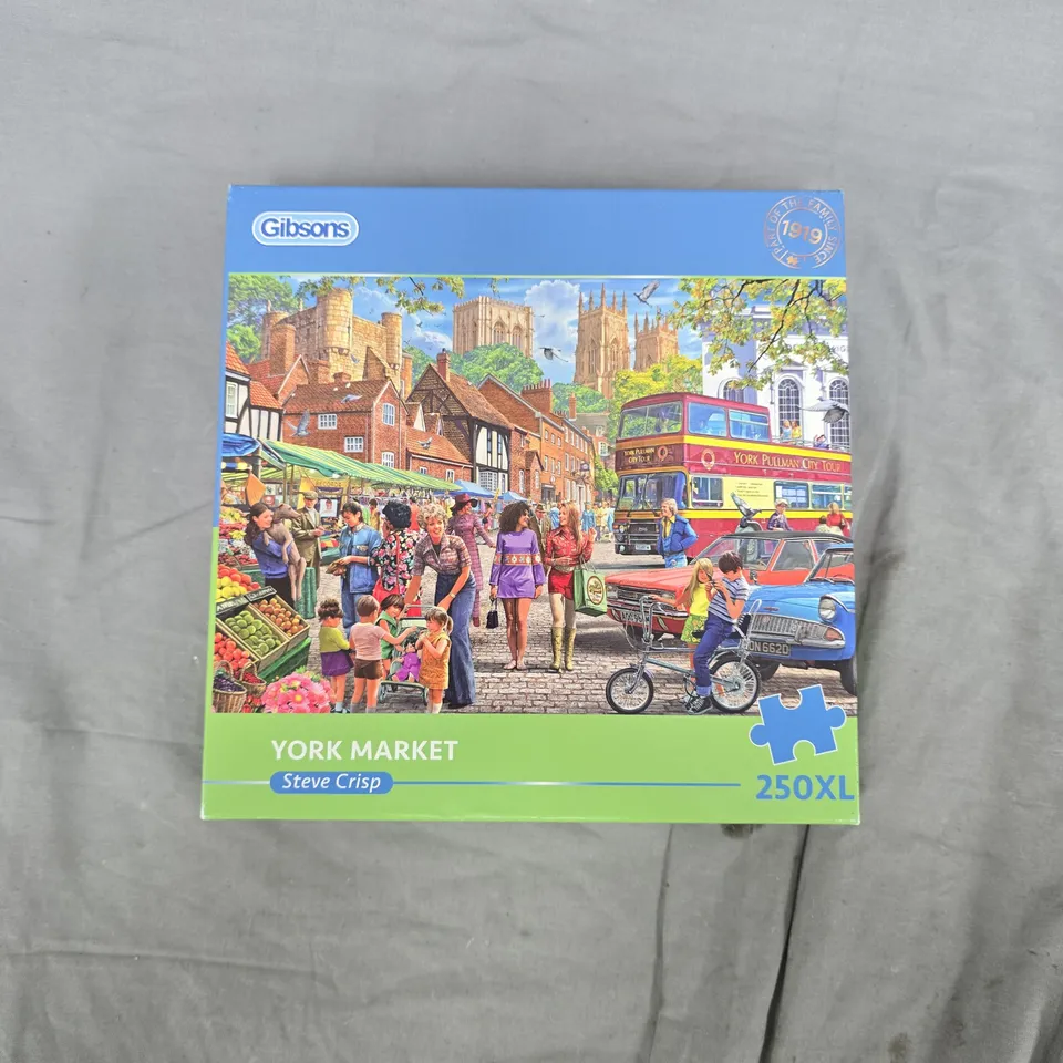 GIBSONS YORK MARKET JIGSAW PUZZLE 250XL, STEVE CRISP