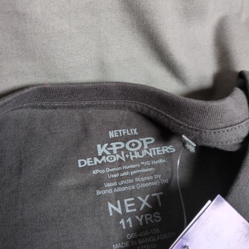 NEXT KIDS T-SHIRT - KPOP DEMON HUNTERS PRINT, 11 YRS