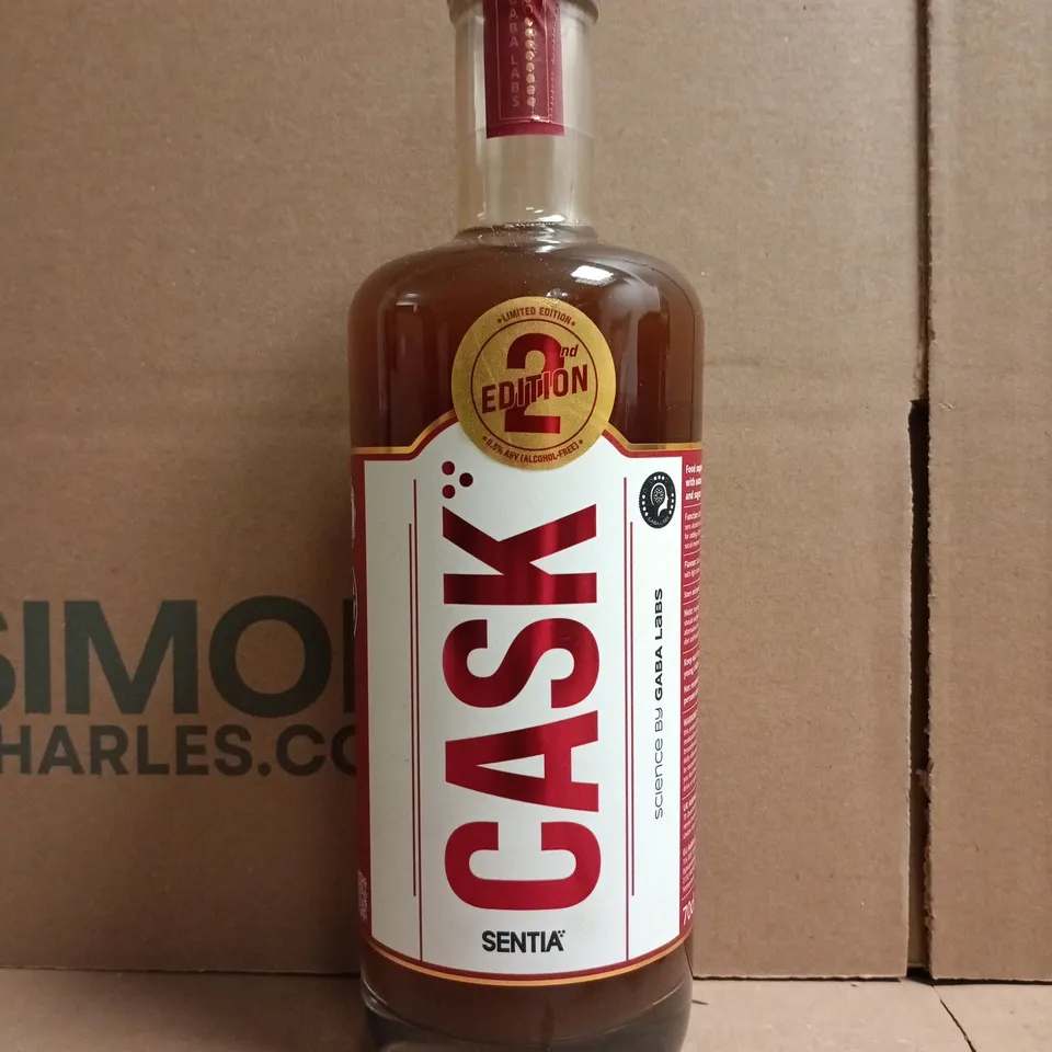 CASK SENTIA – LIMITED EDITION 2ND EDITION BOTTLE ALCOHOL FREE WHISKEY