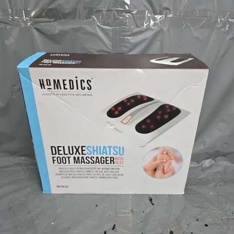 BOXED HOMEDICS DELUXE SHIATSU FULL FOOT MASSAGER WITH HEAT FM-TS9-EU