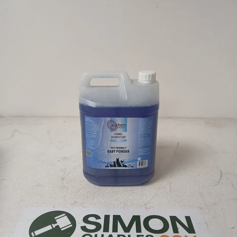 KENNEL DISINFECTANT – PET FRIENDLY, BABY POWDER SCENT - 5L