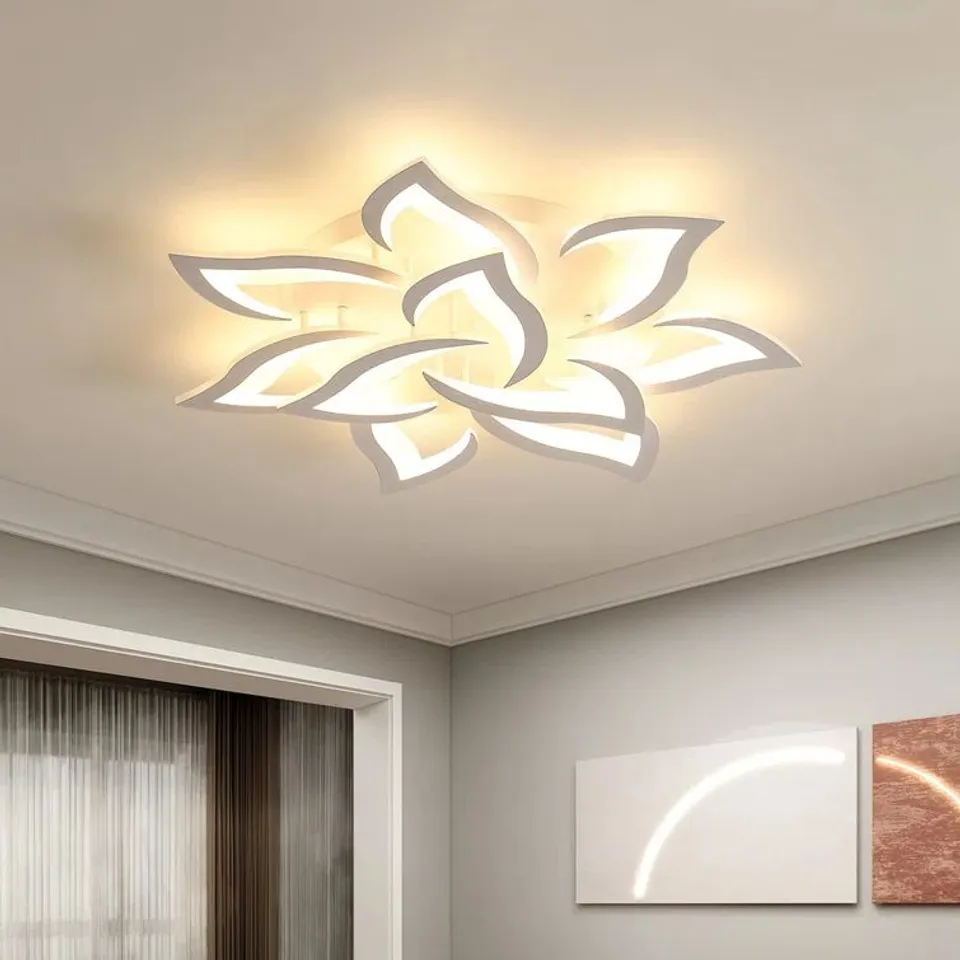 BOXED CARDELLO ACRYLIC LED SEMI FLUSH MOUNT 