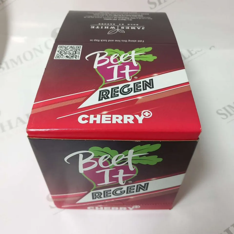 BOXED JAMES WHITE BEET IT REGEN CHERRY+ 15 X 70ML PET BOTTLES