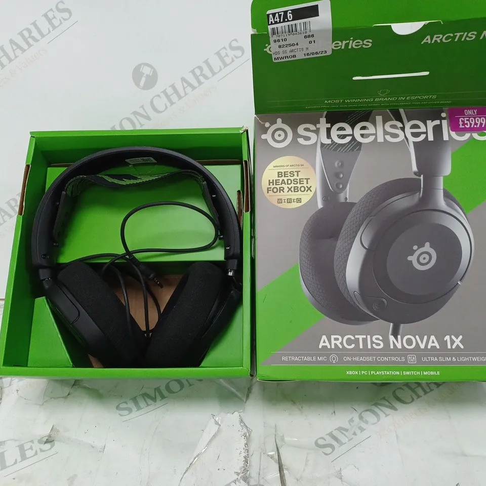 BOXED STEEL SERIES ARCTIS NOVA 1X HEADPHONES