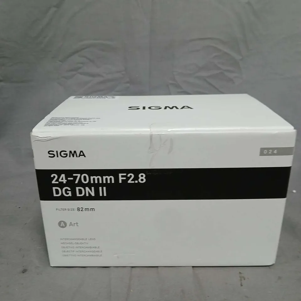 SIGMA 24-70MM F/2.8 DG DN A II LENS - SONY E MOUNT