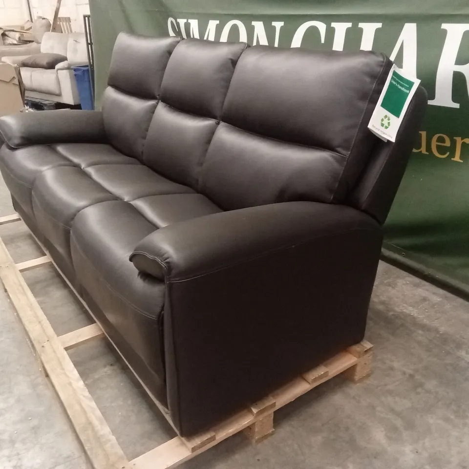 QUALITY DESIGNER 3 SEATER LEATHER SOFA