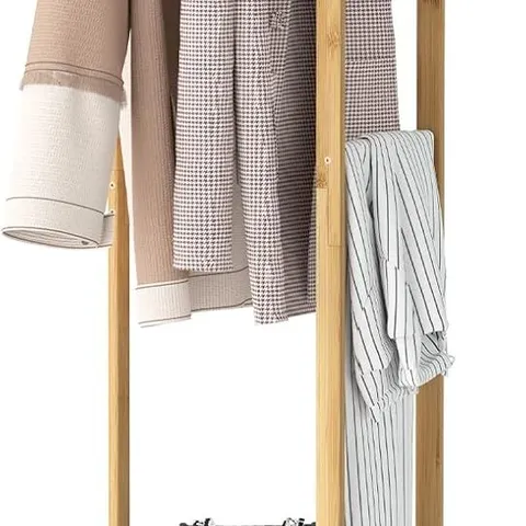 Boxed unho Bamboo Clothes Rack