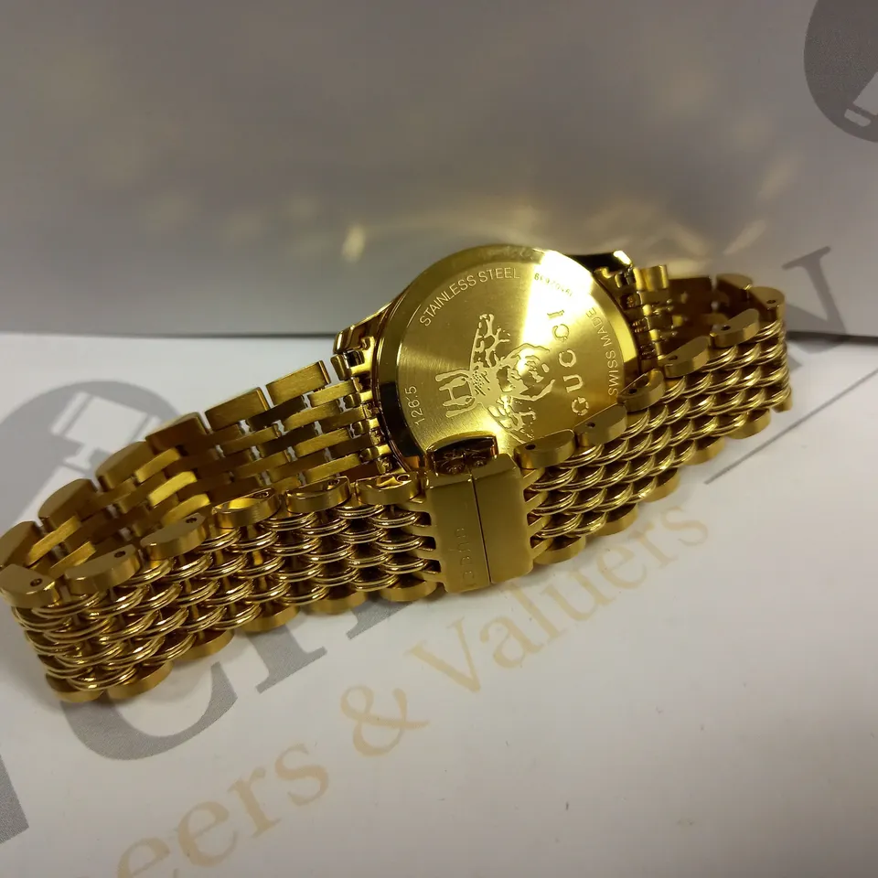 GUCCI LADIES G-TIMELESS BRACELET WATCH