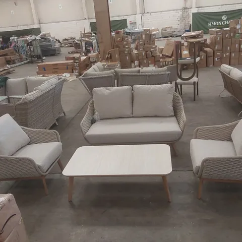CAMBERLEY THICK ROPE WEAVE SOFA SET
