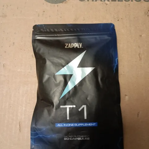 ZAPPLY T1 ALL-IN-ONE SUPPLEMENT – 90 CAPSULES (VEGAN)