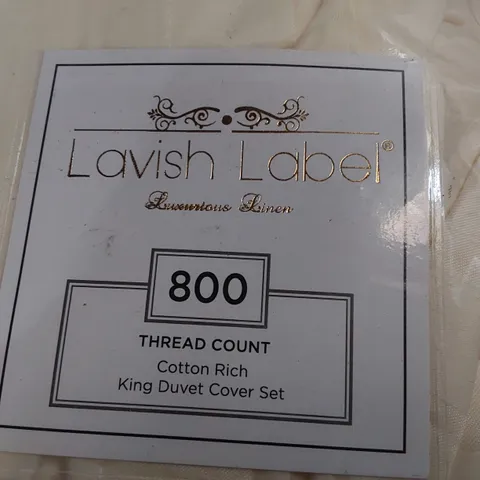 DESIGNER BASTON 800 THREAD COTTON RICH KINGSIZE DUVET COVER SET