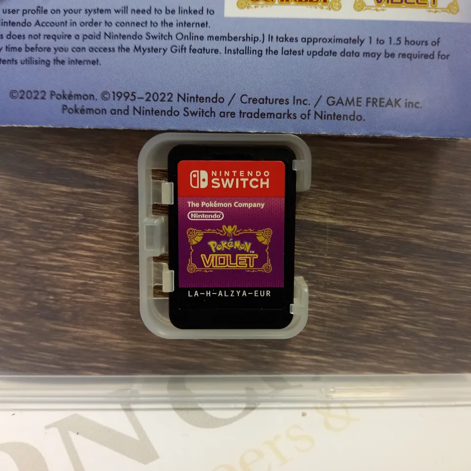 NINTENDO SWITCH POKEMON VIOLET GAME