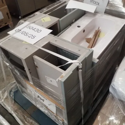 PALLET CONTAINING 3 ASSORTED VANITY UNITS