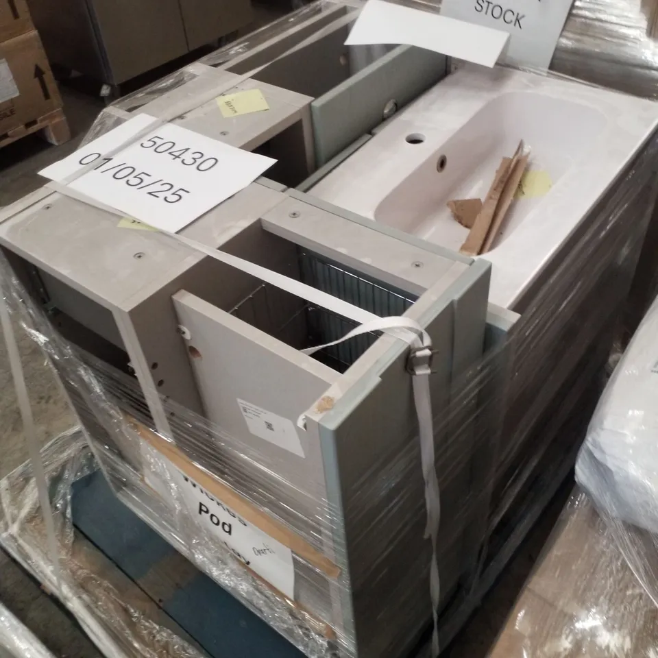 PALLET CONTAINING 3 ASSORTED VANITY UNITS