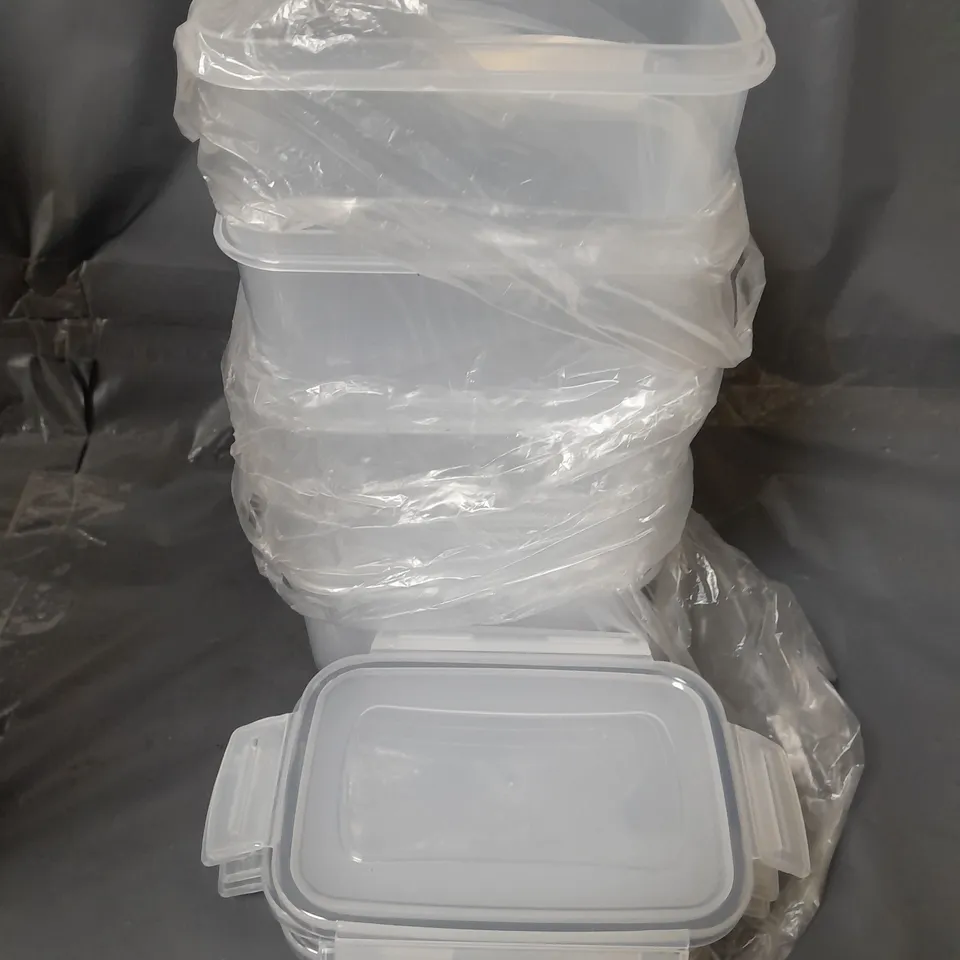 BOXED FOOD STORAGE BOXES - CLEAR