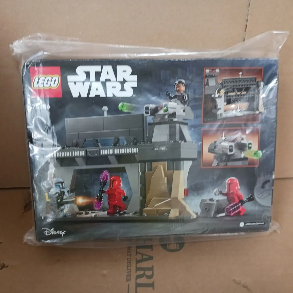 BOXED LEGO STAR WARS PAZ VIZSLA AND MOFF GIDEON BATTLE - 75386 RRP £40