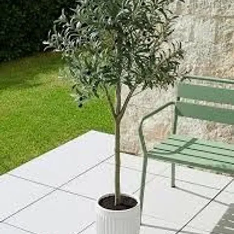 183CM FAUX OLIVE POTTED TREE - OUTDOOR/INDOOR 