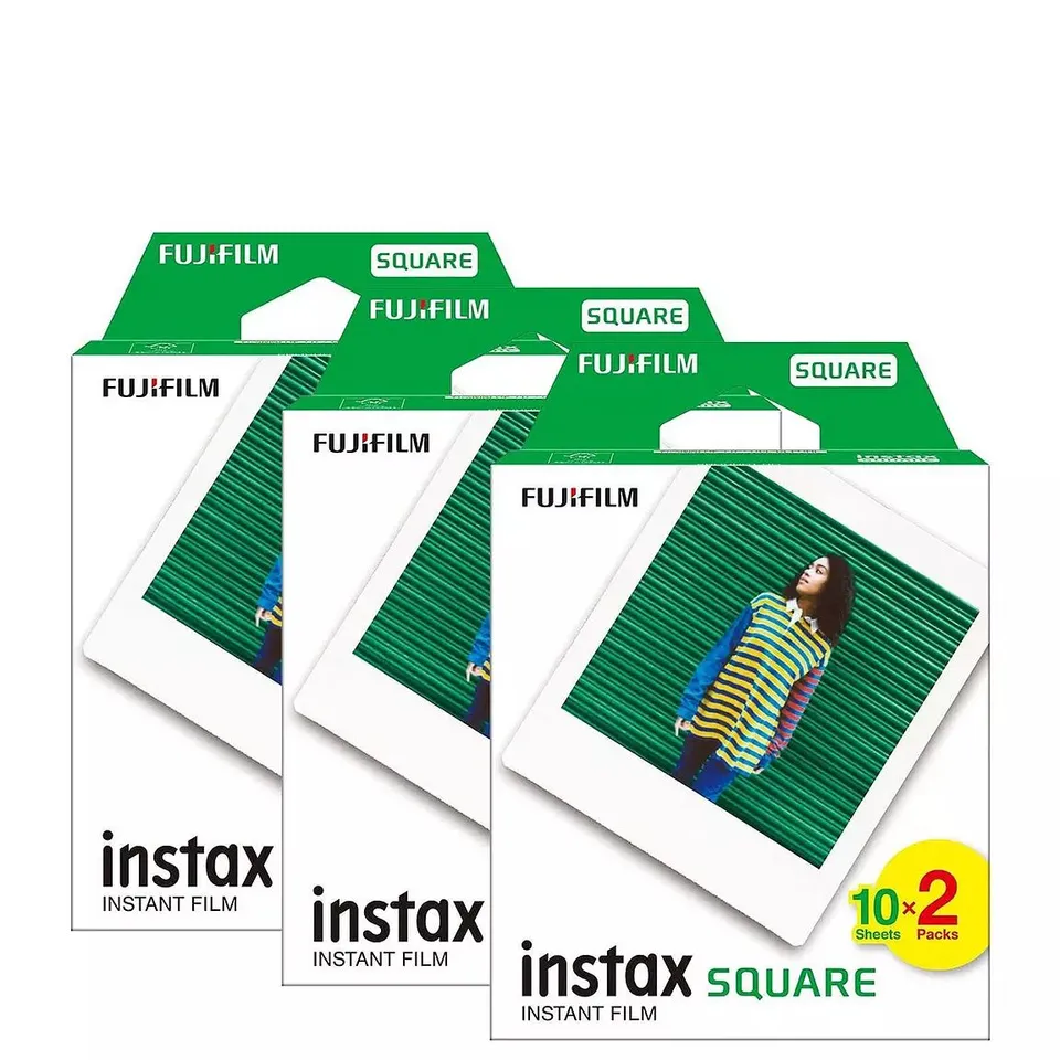 PREVIOUS NEXT FUJIFILM INSTAX SQUARE INSTANT PHOTO FILM - WHITE - PACK OF 60