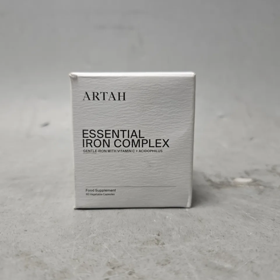 BOXED ARTAH ESSENTIAL IRON COMPLEX FOOD SUPPLEMENT 
