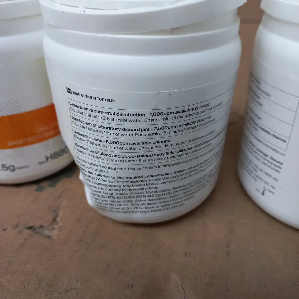 GUEST MEDICAL HAZ-TAB CHLORINE SANITISER TABLETS – 3 X 100 TABLETS