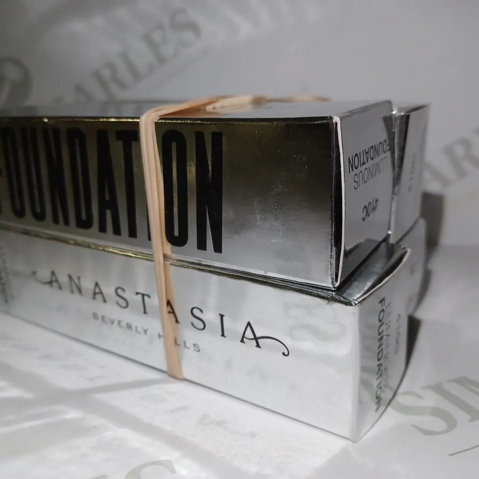 LOT OF 4 X 30ML ANASTASIA BEVERLY HILLS LUMINOUS FOUNDATION - 410C