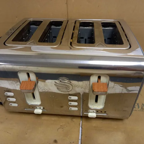 SWAN NORDIC 4 SLICE TOASTER - GREY