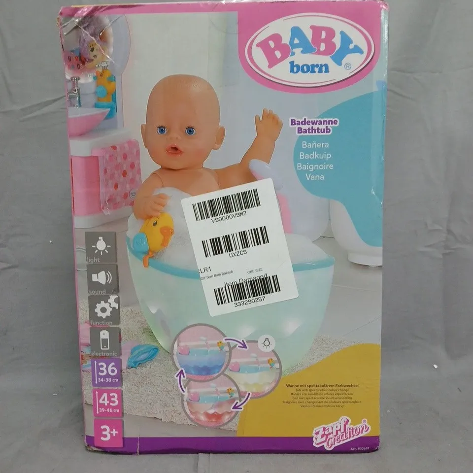 BABY BORN BATH BATHTUB