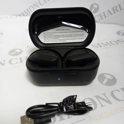 BOXED ASDATECH TRUE WIRELESS EARPHONES WITH CHARGING CASE