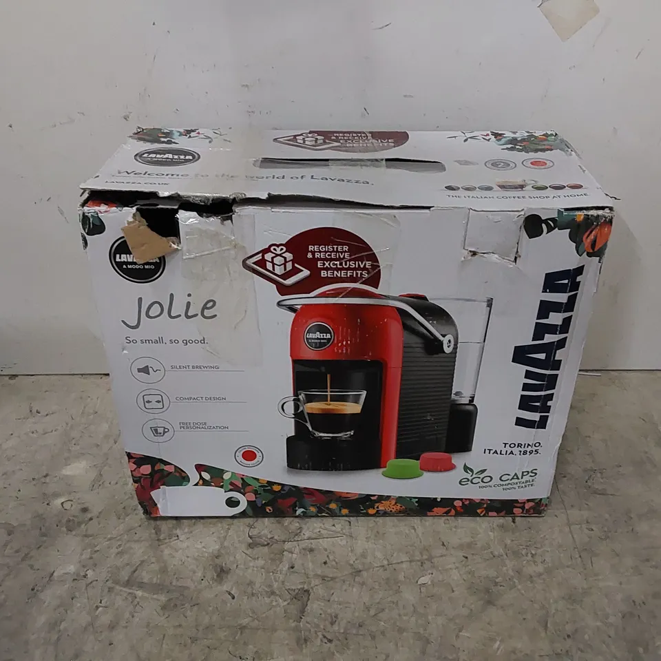 BOXED LAVAZZA JOLIE COFFEE CAPSULE MACHINE 