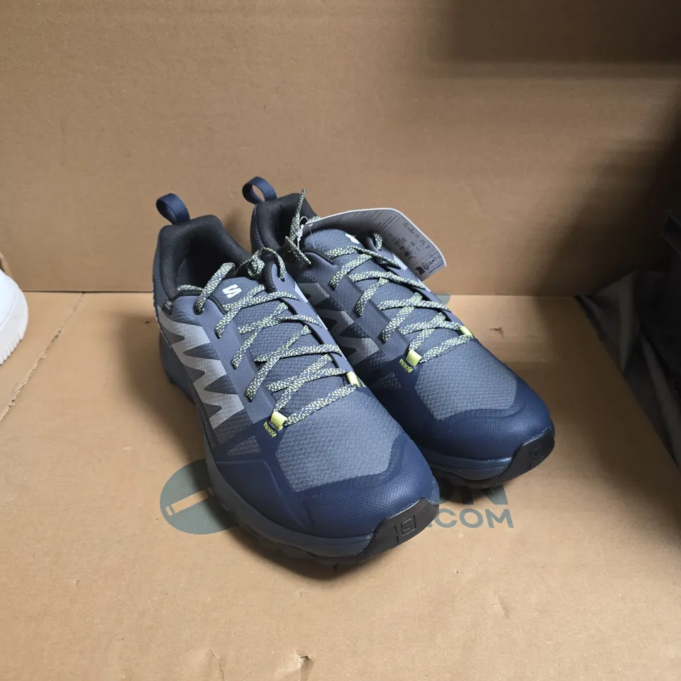SALOMON SALIBA WP OUTDOOR SHOES – NAVY/GRAY, UK 9 